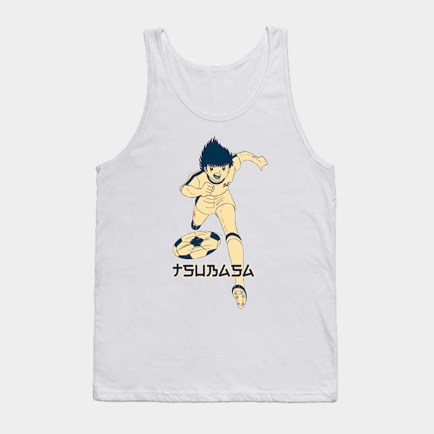 Captain Tsubasa Popart Tank Top by masnono